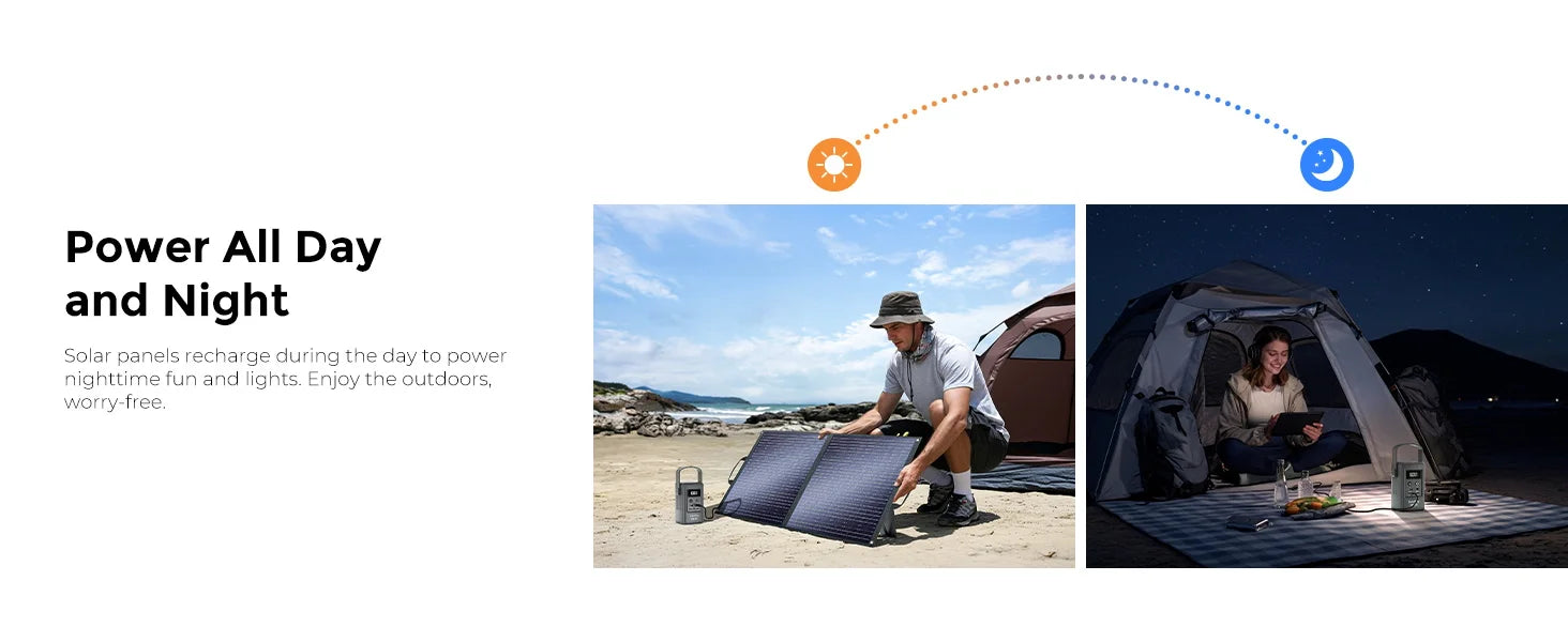 SOLARPLAY Q100 Portable Outdoor Power Station 25000mAh Battery 100W USB-C Output Solar Charging Emergency Power Supply for Camping Travel Outdoor Activities