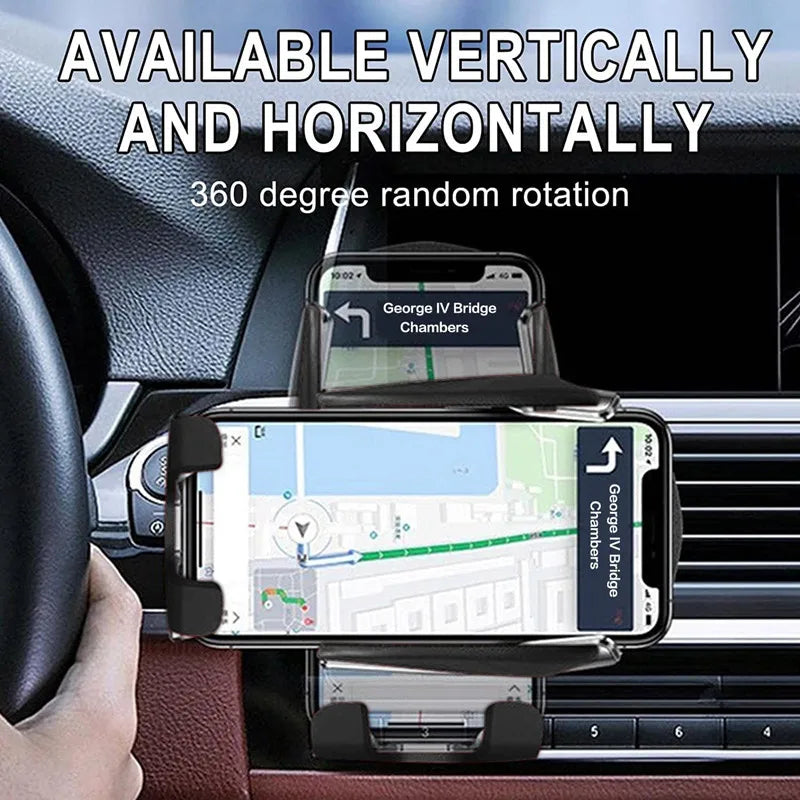 Wireless Car Charger Mount 30W Fast Charging Phone Holder for Car Tidesmit
