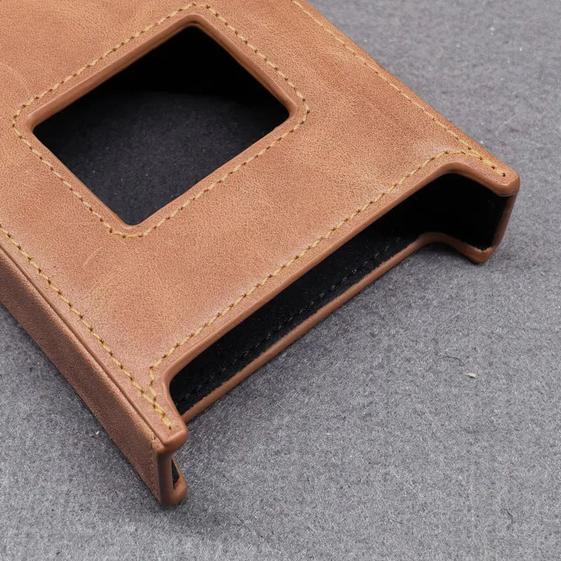 iBasso PB6 Leather Case – Custom Handmade Slim Fit Shock-Absorbing Cover Tidesmit
