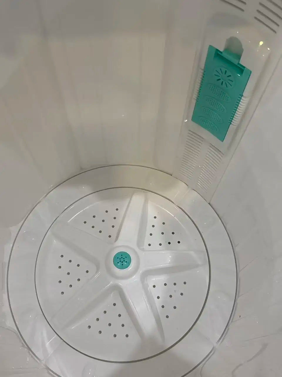 Tidesmit 18KG dual bucket washing machine featuring spin dryer for efficient household and dormitory laundry, angle 4