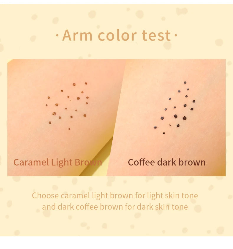 Tidesmit waterproof faux freckle pen for natural dots, long-lasting face makeup spot tool, shade swatch detail view