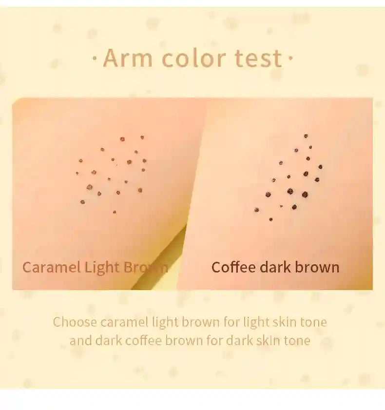 Tidesmit waterproof faux freckle pen for natural dot spot face makeup application detail view
