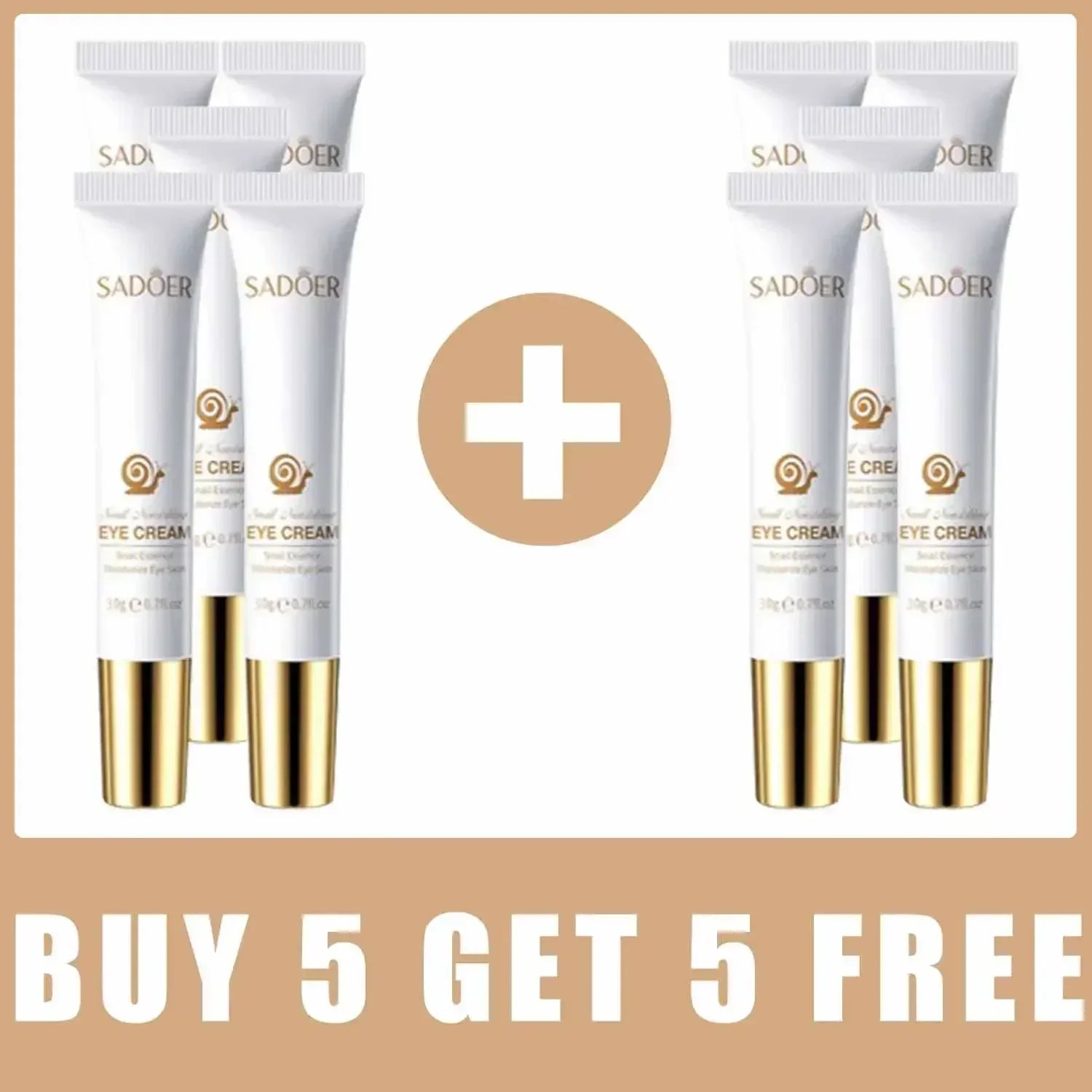 Instant Anti Aging Eye Cream for Dark Circles and Puffiness | Tidesmit Relaxation Treatment Buy 5 get 5 off Tidesmit