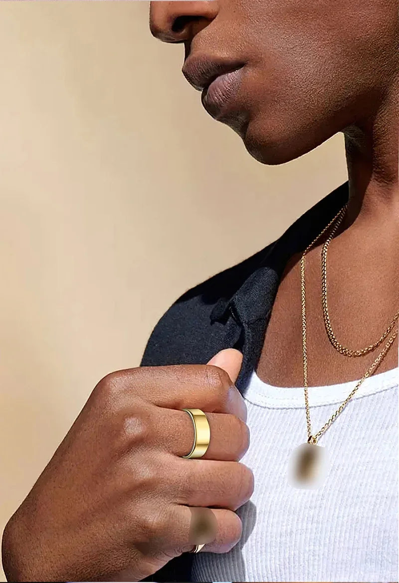 Smart Health Tracker Ring - Heart Rate & Oxygen Fitness Monitor Tidesmit