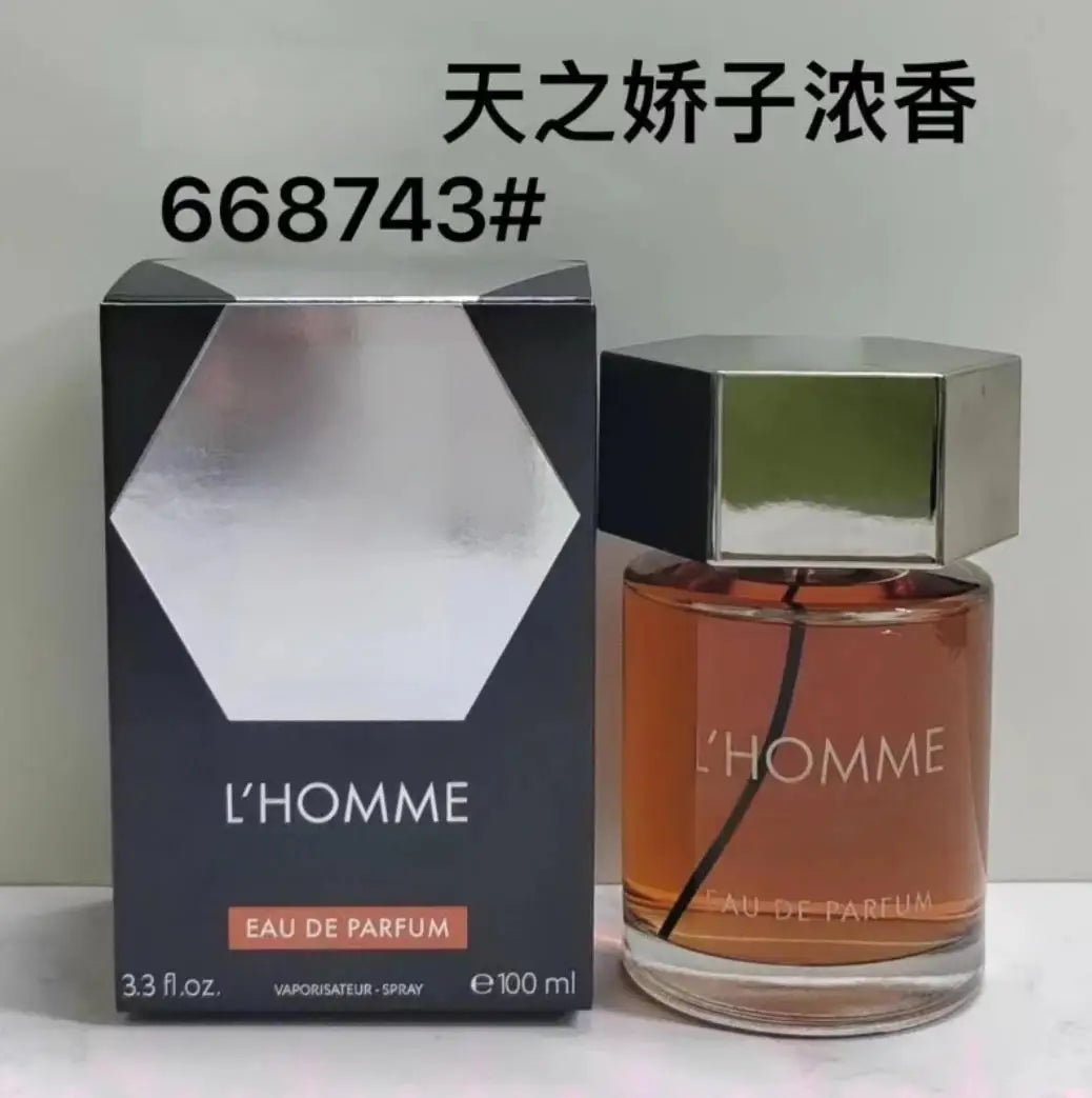 L'Homme EDP unisex perfume: 100ml oriental woody floral fragrance with grapefruit notes in a chic hexagonal cap bottle.