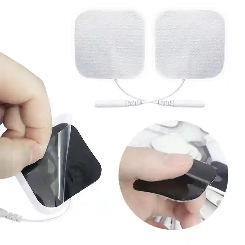 TENS Electrode Pads Replacement Gel for Muscle Relief - Adhesive Pads Back Massage Instrument Tidesmit