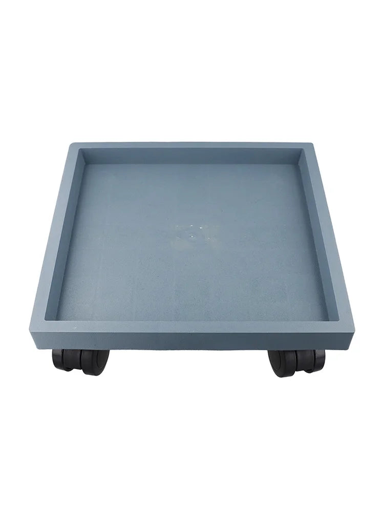 Industrial Design Outdoor Gardening Movable Wheel Tray Plant Container Tray Does Not Scratch Floor Maneuverability