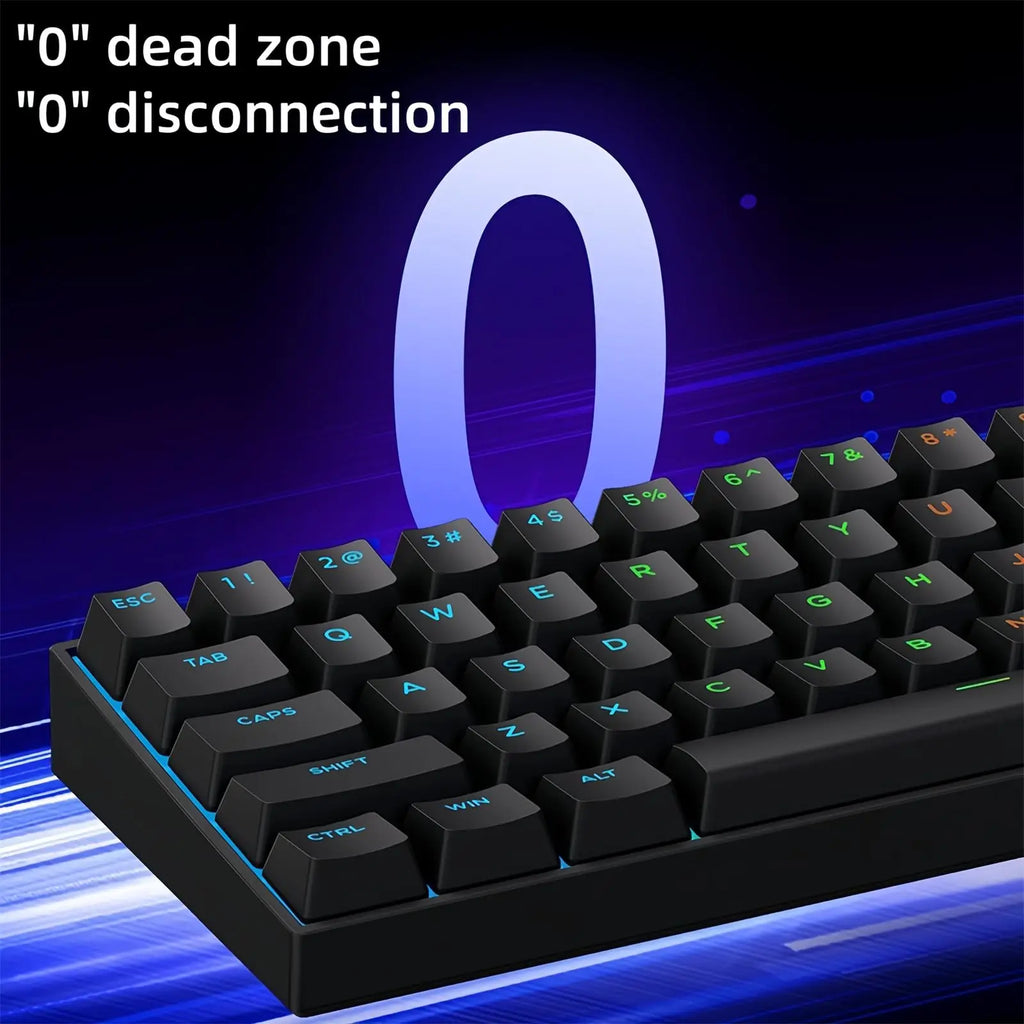 MCHOSE ACE68 Magnetic Keyboard Wired Mechanical Gaming 0.01mm RapidTrigg 8000Hz SOCD/Rs 0.125ms 128K Sampling Rate for Logitech