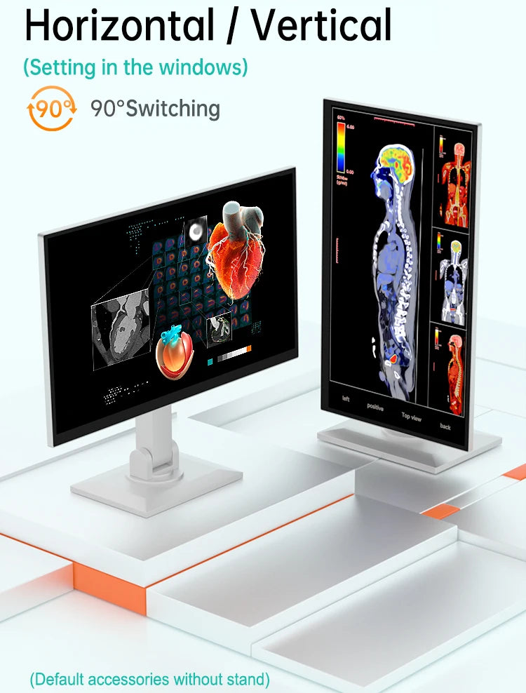 VCHANCE 21.5'' Full HD 1080p 100%sRGB Portable Medical Monitor with VESA Mount Display External for Hospital Diagnostic Devices