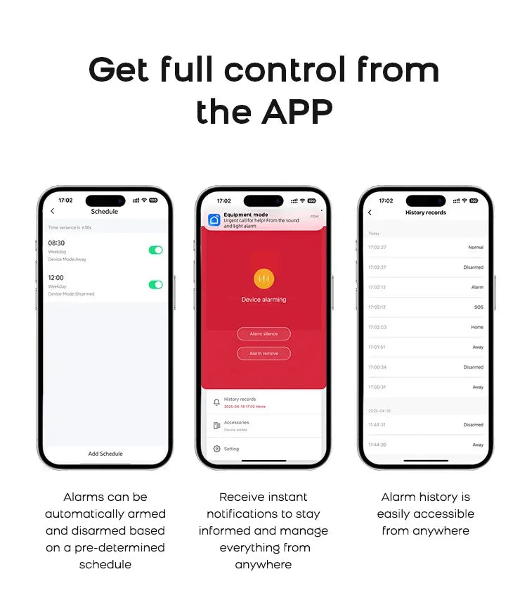 WiFi Home Alarm System with Alexa Voice Control and App Automation Tidesmit