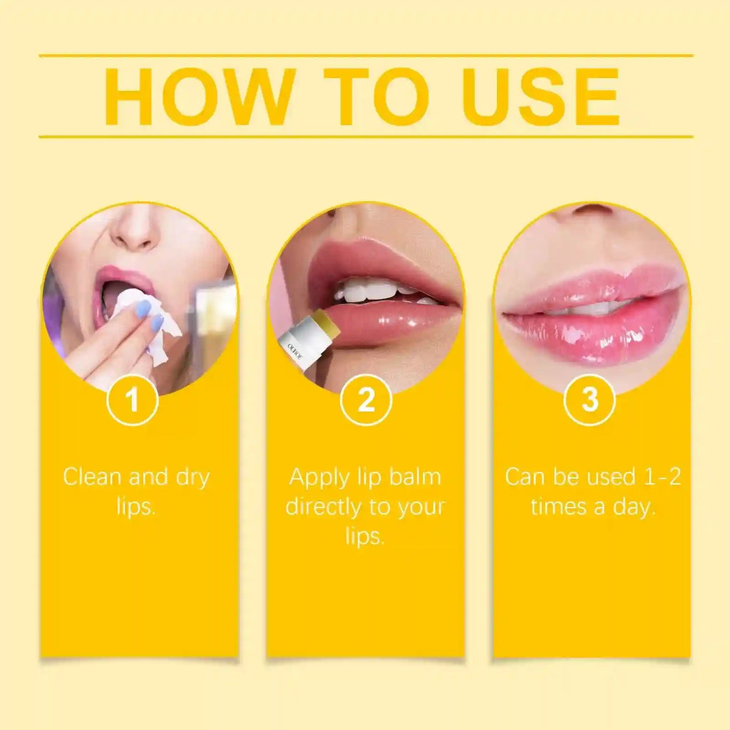 Lemon Ginger Lip Treatment Mask – Moisturizing Repair Balm Set Lip Care Tidesmit