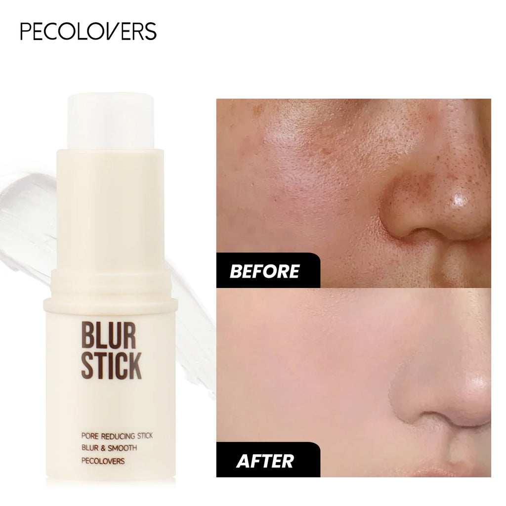 Tidesmit oil-control blur stick texture close-up for flawless poreless face makeup application