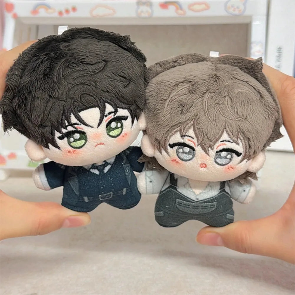 10cm Kawaii Game Anime The Little Mushroom Character An Zhe Lu Feng Stuffed Plush Toy Figure Keychain Doll Pendant Birthday Gift