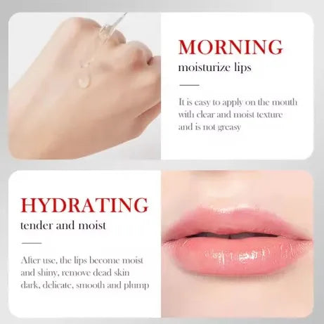 Tidesmit Hyaluronic Acid Lip Essence texture close-up for deep hydration radiance and smoothing face makeup