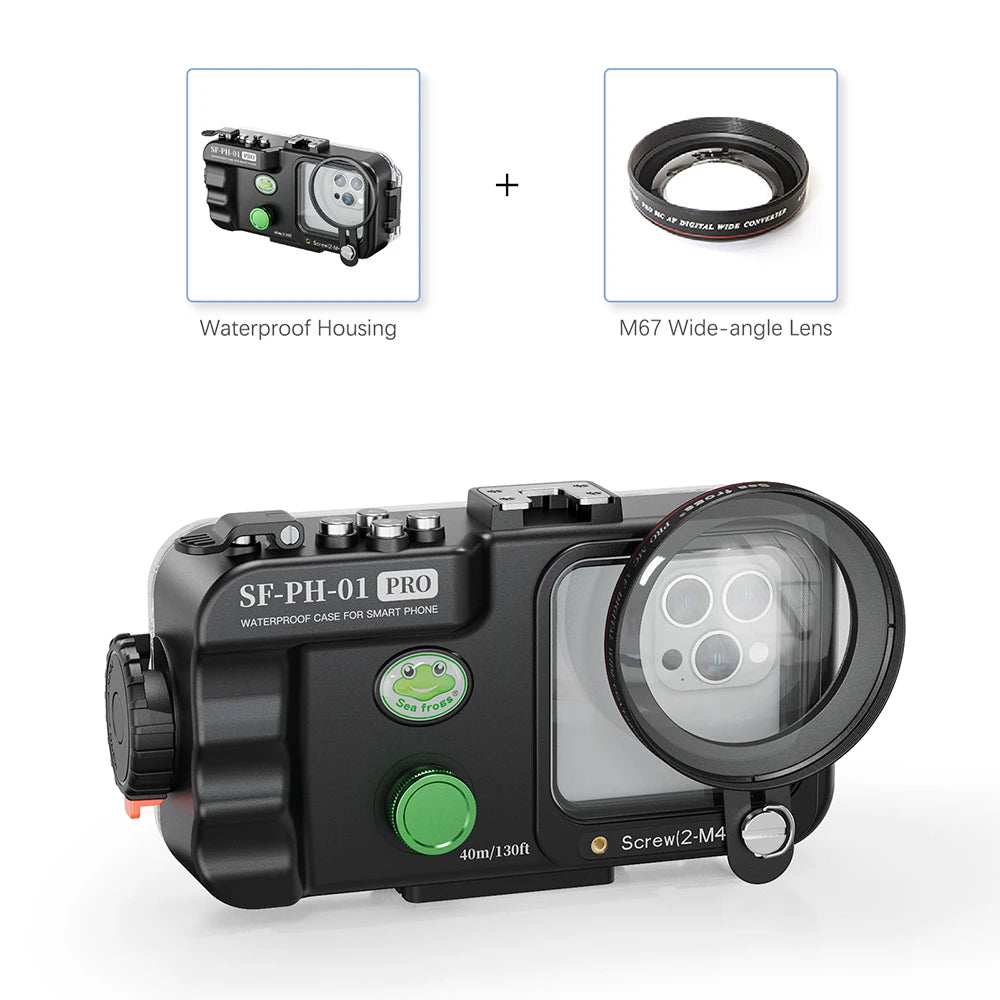 Universal Waterproof Phone Case - 40M Professional Diving Housing Tidesmit