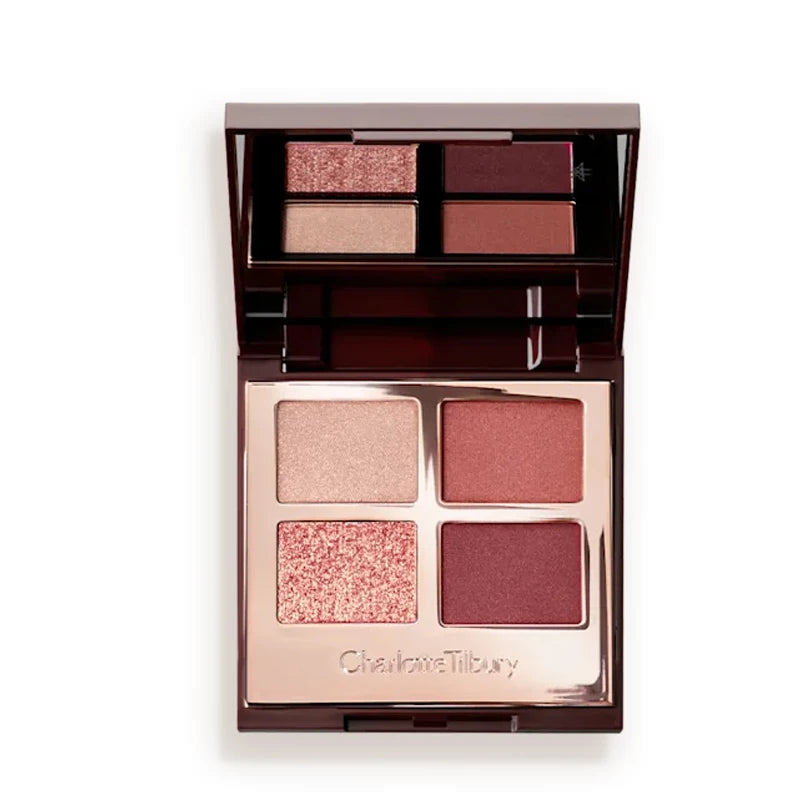 Tidesmit two-color heart blusher and eyeshadow palette showing detailed shade swatch for long-lasting face makeup