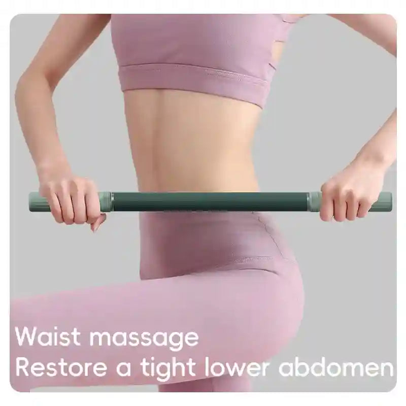 Massage Stick Roller for Deep Tissue Muscle Relief - 58cm Tidesmit Massage Roller Tidesmit