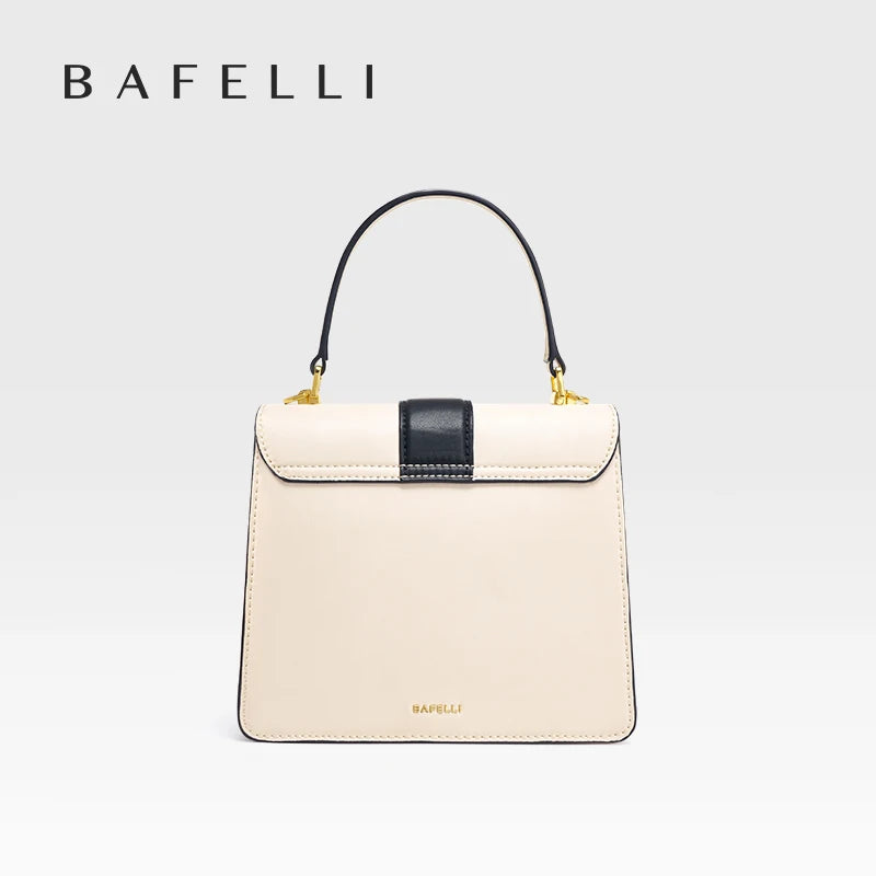BAFELLI 2025 WOMEN'S BUSINESS STYLISH SHOPPER BAG LADY DESIGN HANDBAGS ORIGINAL BRAND PURSE SHOULDER CROSSBODY  NEW CAT LEATHER
