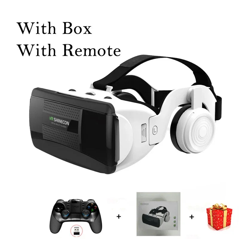 VR Headset for Smartphone - Immersive Gaming & Augmented Reality Goggles With Remote B Tidesmit