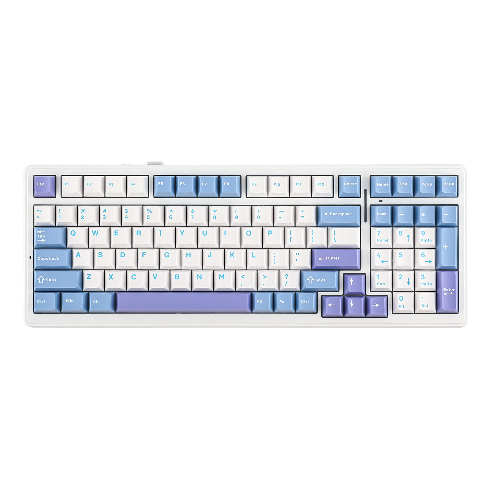 EPOMAKER x AULA F99 98% Gasket-Mounted Wired/BT/2.4GHz Wireless NKRO Mechanical Keyboard North-facing RGB 8000mAh Battery
