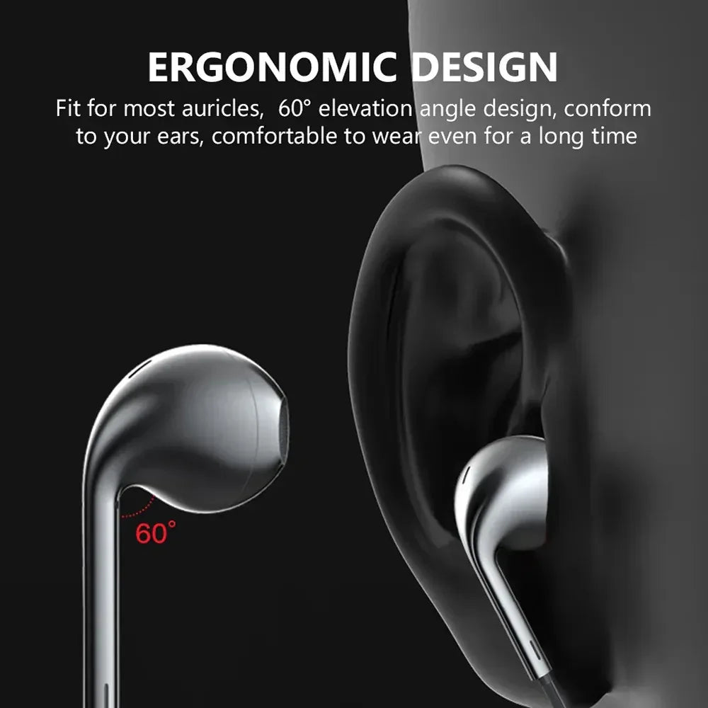 3.5mm Wired In-Ear Headphones | 50cm Universal Audio Cable | Tidesmit Tidesmit