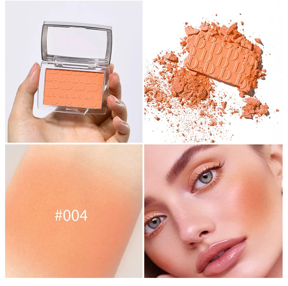 Tidesmit matte natural peach cheek tint blush palette for waterproof face contouring and professional makeup finish