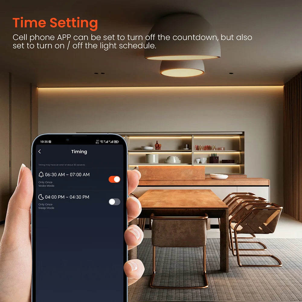 220V COB LED Neon Strip Light Wall Touch Wifi Bluetooth 23key Remote Control Power Kit Dimmable 288 LEDs Flexible Silicone Lamp