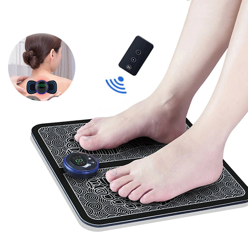 Electric Foot Massager Mat for Deep Tissue Muscle Relief - 5 Variants Body Shaping Massage Equipment Tidesmit