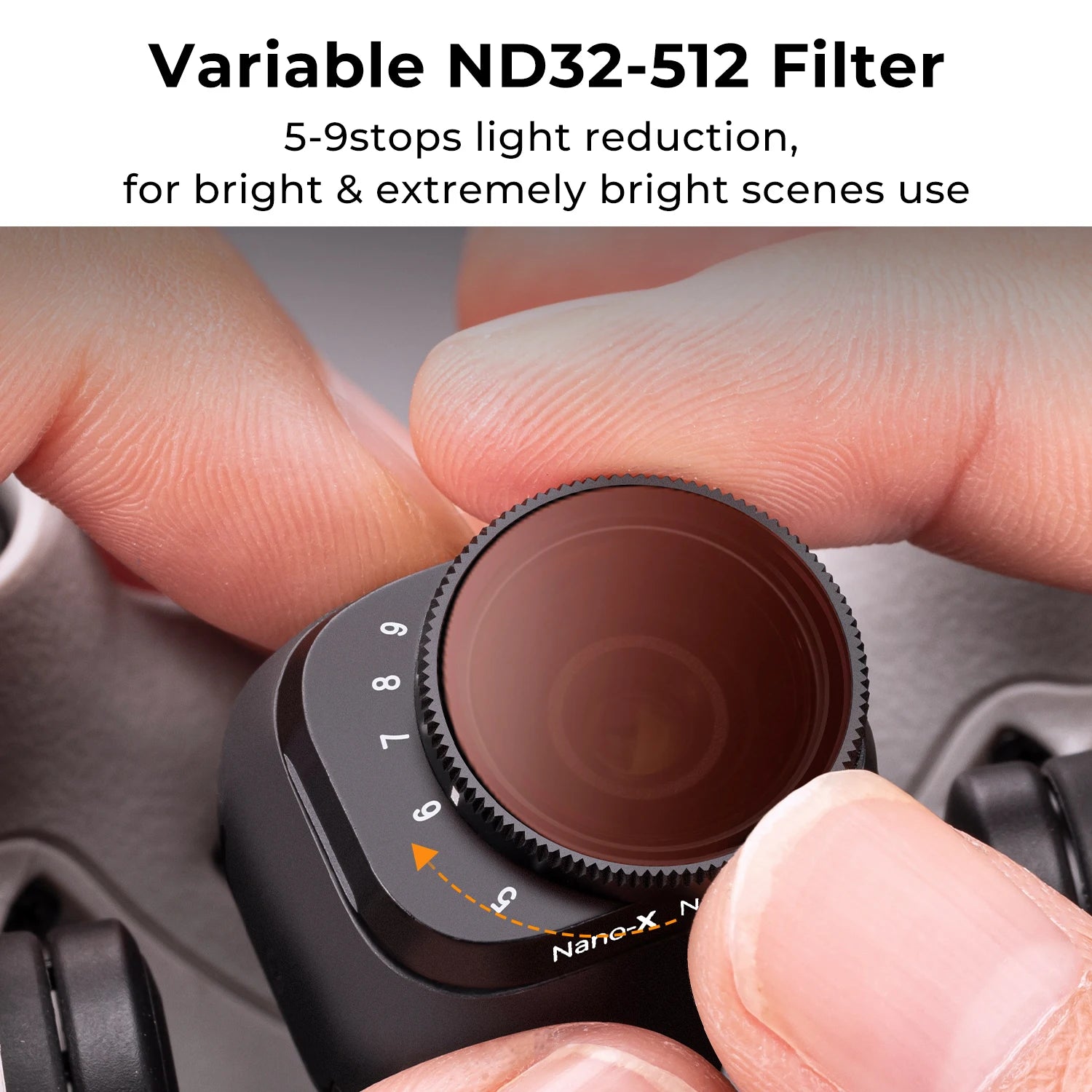 DJI Mini 3 Pro Variable ND Filter Kit - Premium Optical Glass Lens Tidesmit