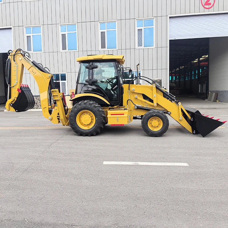 Customized China Factory 4X4 Mini Excavator Towable Backhoes Price Tractor Backhoe Excavator Loader