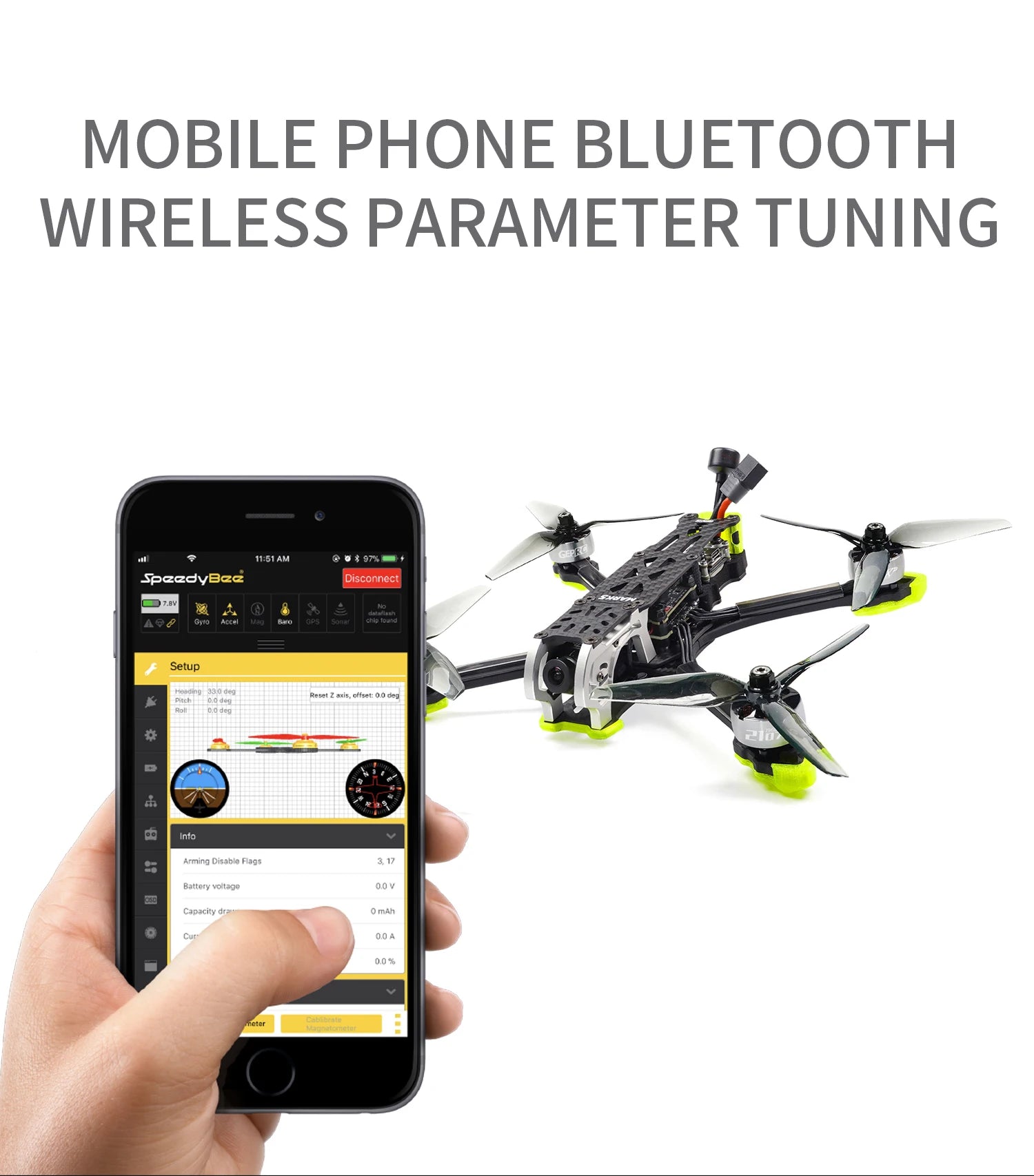 GEPRC MARK5 Analog FPV Drone 5-Inch 6S Freestyle Quadcopter Tidesmit