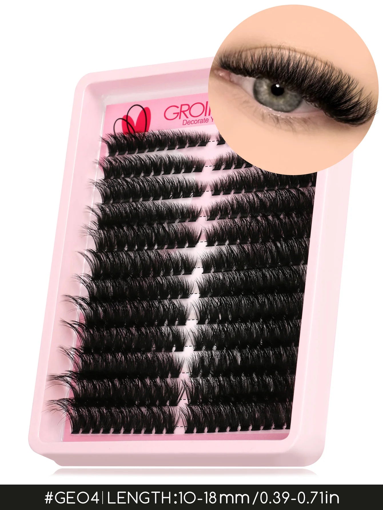 Wispy False Eyelash Clusters - DIY Salon-Quality Cat Eye Set False Eyelashes Lashes Clusters 04 Tidesmit