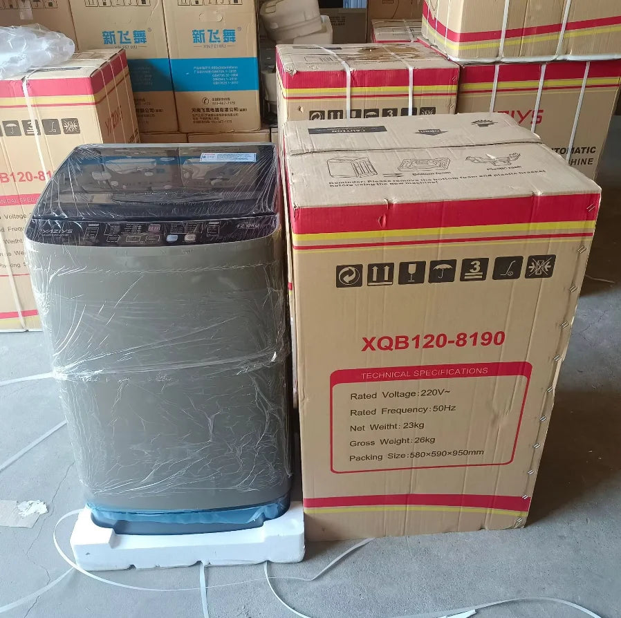 Tidesmit 12kg fully automatic wave wheel washing machine with integrated blue light anti-winding technology