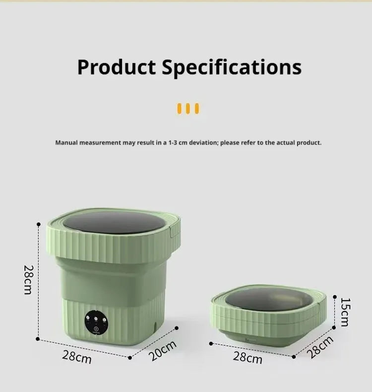 Tidesmit 6L Foldable Portable Washing Machine 220V