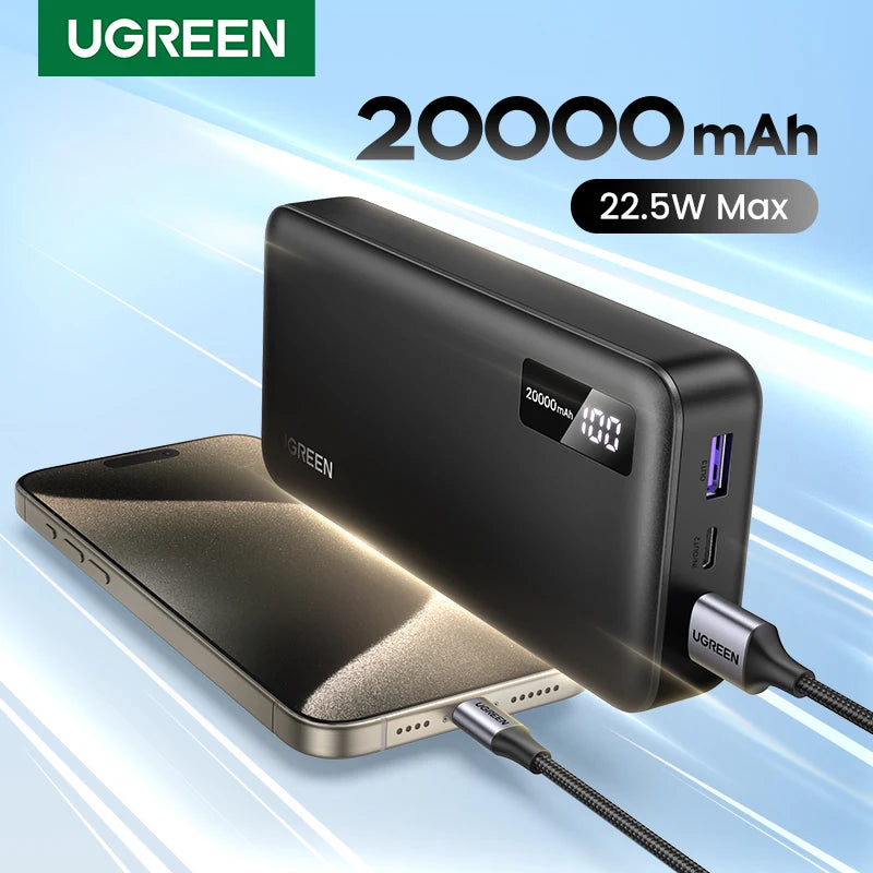 20000mAh Portable Power Bank - 20W PD Fast Charging Battery Pack Tidesmit