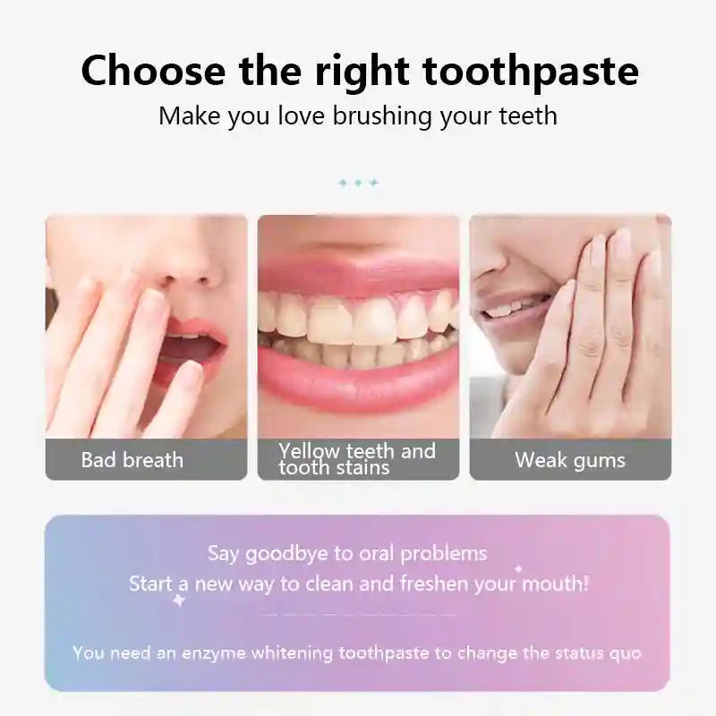 Tidesmit teeth whitening toothpaste for stain removal and fresh breath