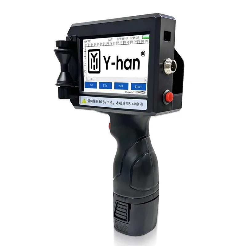 Yhan 25.4mm portable inkjet printer unencripted for Expiry Date Barcode QR Code Batch Numbers Best Value Logo Printing