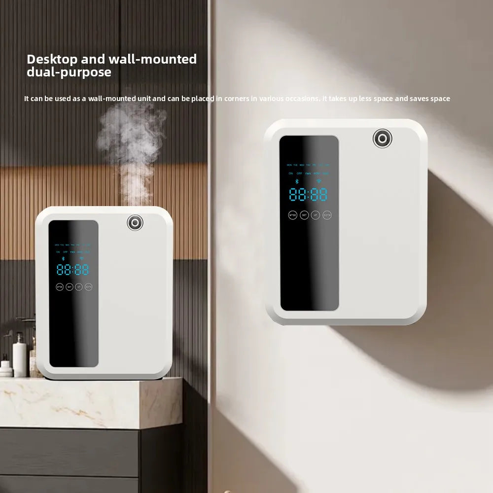 500ML Waterless Fragrance Scent Machine Oil Aroma Diffuser with Bluetooth/wifi App Control for Home Office Hotel 12V
