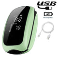 Rechargeable Fingertip Pulse Oximeter Medical Oximeter Strap Lanyard Blood Oxygen Saturation Monitor Digital LED Display Child