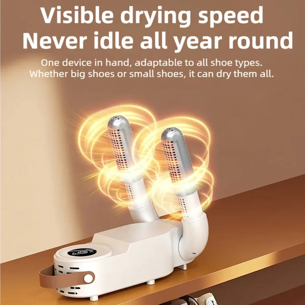 Tinsol Foldable Touch Screen Shoe Dryer 130W 220V