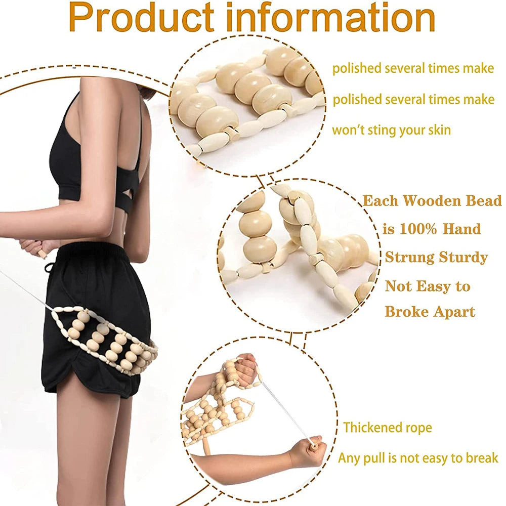 Wood Therapy Massage Tools for Lymphatic Drainage Body Sculpting Body Shaping Massage Equipment Tidesmit