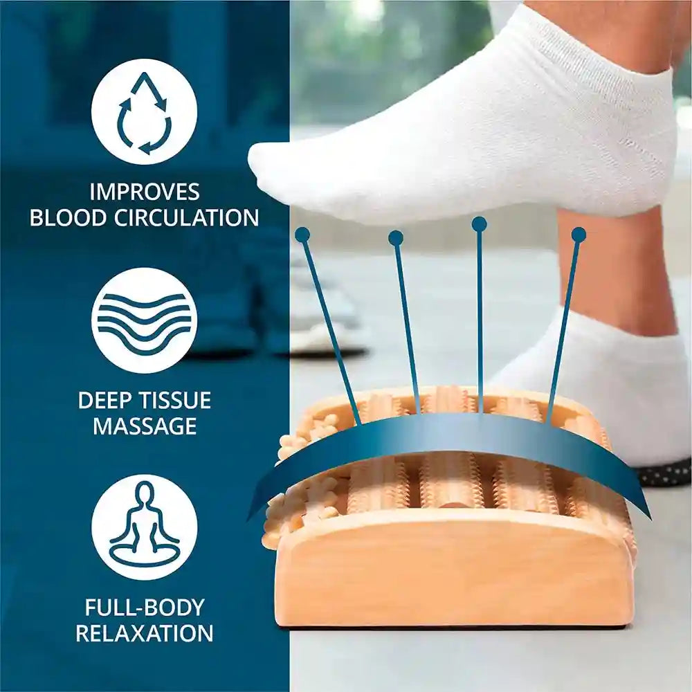 Foot Roller Massager for Plantar Fasciitis Pain Relief with Heat Therapy Massage Roller Tidesmit