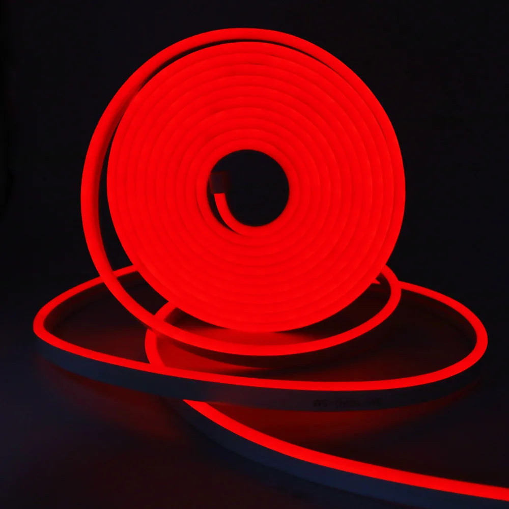 5V USB RGB LED Neon Strip Light 24key Remote Control Adhesive Tape 3535 108LED/m 6x12mm Waterproof Flexible Lamp Home Decoration