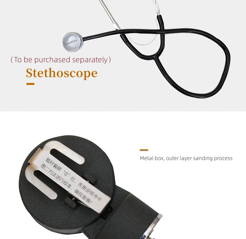 Yuwell Classic Blood Pressure Monitor Portable BP Adult Upper Cuff Manometer Tonometer Arm professional Sphygmomanometer Doctor