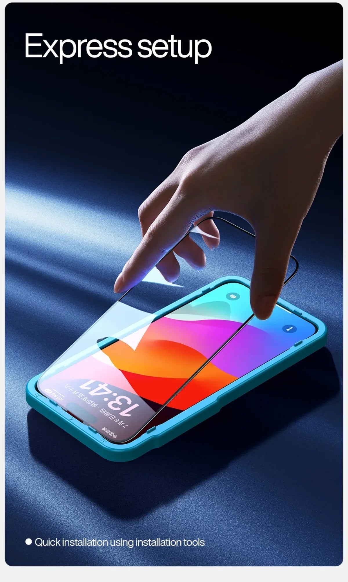 iPhone 17 Screen Protector, 9H Hardness Tempered Glass by Tidesmit Tidesmit