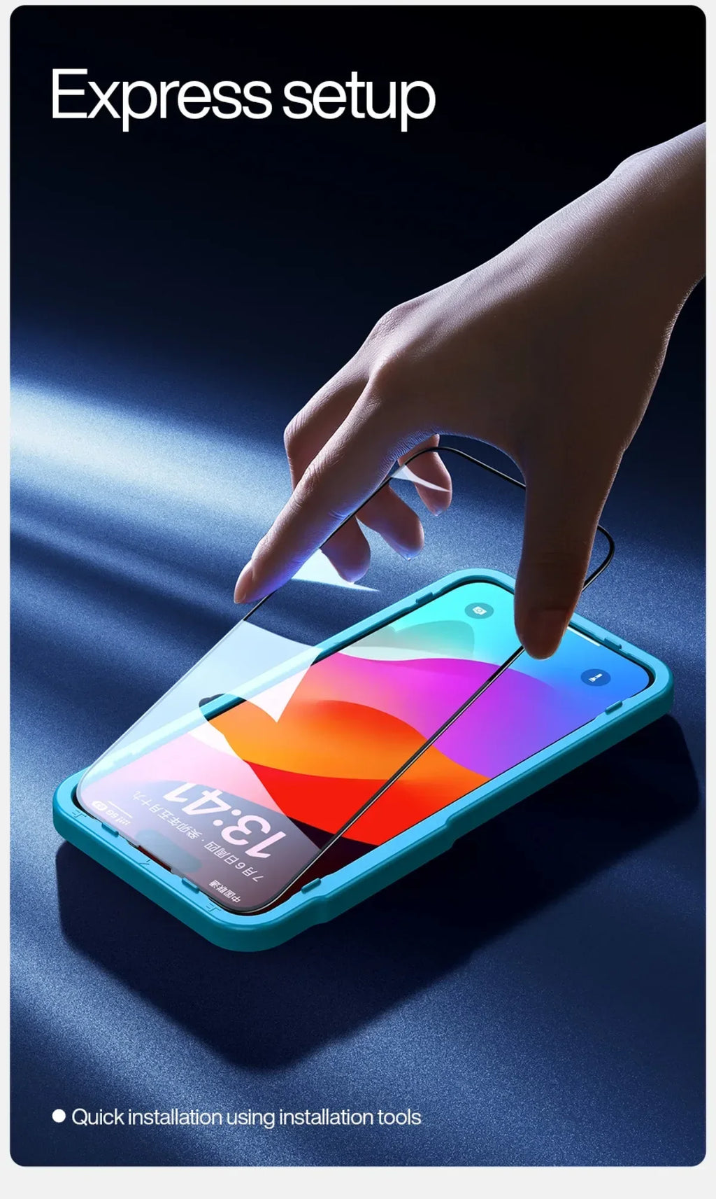 iPhone 15 Pro Max Screen Protector | Anti-Blue Light Tempered Glass Tidesmit