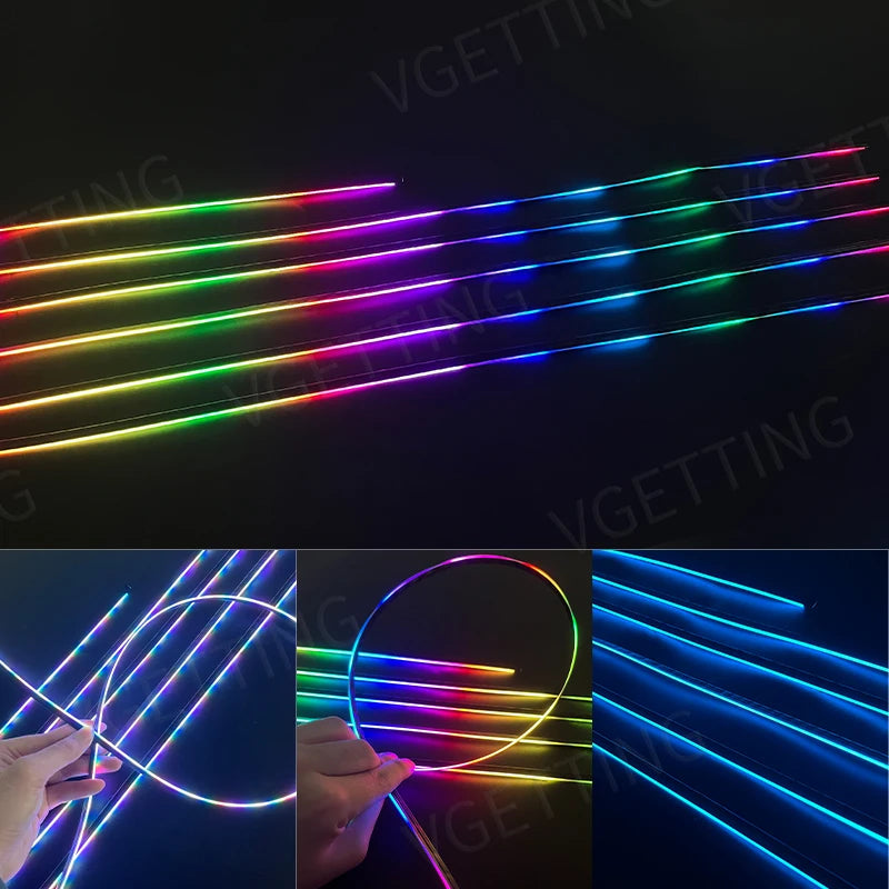 Car Interior LED Ambient Lights 22-in-1 RGB Symphony Kit - Tidesmit Tidesmit