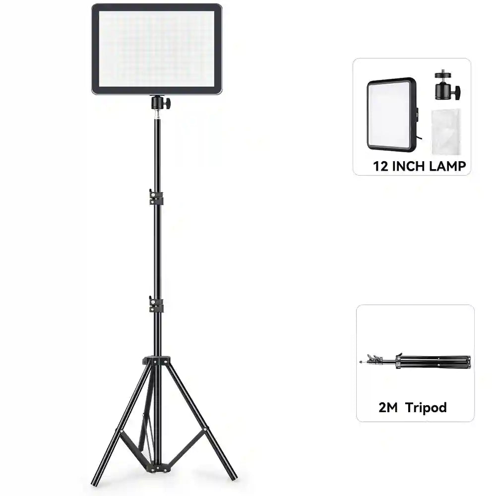 LED Ring Light with Adjustable Tripod Stand for Content Creation 12 inch lamp kit D China Mainland Tidesmit