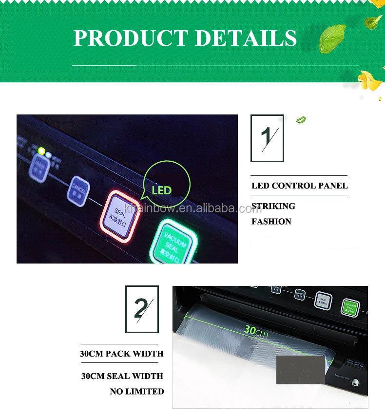 Food Saver Vacuum Sealer Machine Machine Home Use Food Beverage Factory Dedicated Food Vacuum Machine
