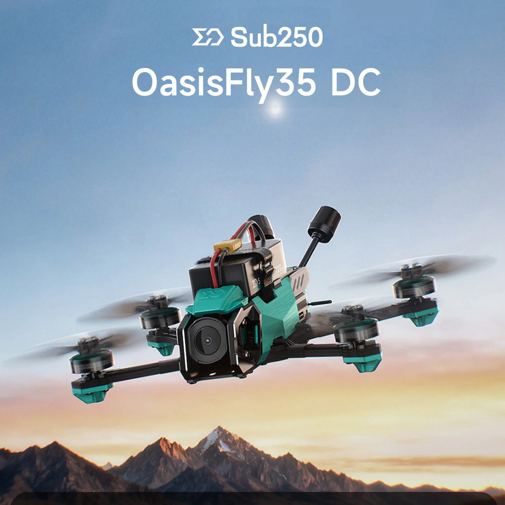 Tidesmit OasisFly 3.5 Inch CineWhoop FPV Drone | 4S HD O4 Pro Tidesmit